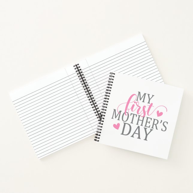 Simple & Elegant My First Mother's Day | Notebook (Inside)
