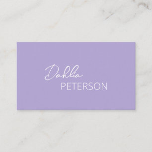 Simple Elegant Name Modern Business Card