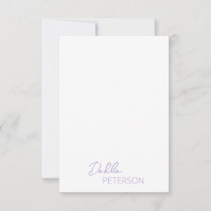 Simple Elegant Name Modern Card