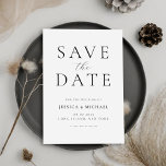 Simple Elegant Non-Photo Wedding Save the Date<br><div class="desc">Simple Elegant Non-Photo Wedding Save the Date</div>