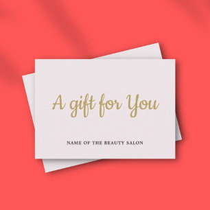 Simple Elegant Pale Rose Faux Gold Beauty 