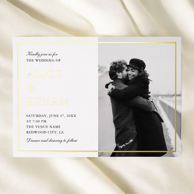 Simple Elegant Photo Summer Wedding White (Creator Uploaded)