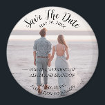 Simple Elegant Photo Wedding Modern Rustic Magnet<br><div class="desc">Simple,  elegant,  whimsical,  modern photo Wedding,  Save the Date magnet. You can personalise it with your details.</div>