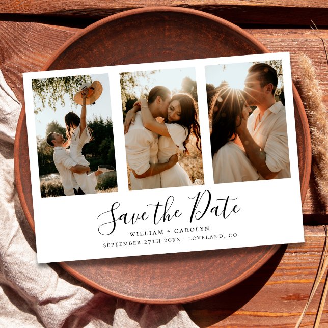 Simple Elegant Photo Wedding Save The Date (Creator Uploaded)