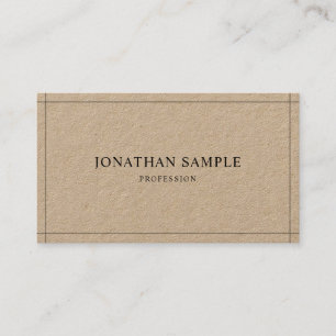 Simple Elegant Professional Modern Plain Luxury Business Card