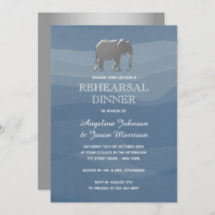 Simple Elegant Rehearsal Dinner Invitation