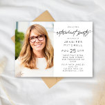 Simple Elegant Retirement Party Photo Horizontal Invitation<br><div class="desc">Simple Elegant Retirement Party Photo Horizontal Invitation</div>