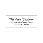 Simple Elegant Return Address Rubber Stamp