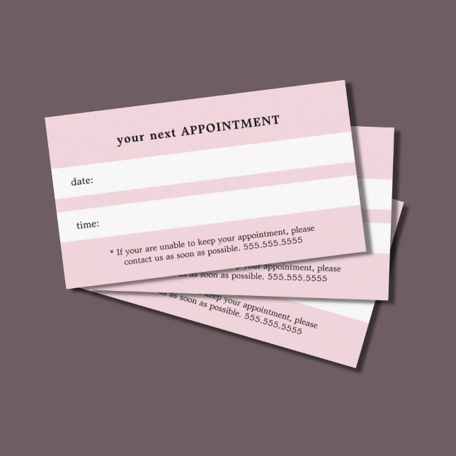 Simple Elegant Rose White Beauty Appointment (Creator Uploaded)