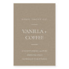 SIMPLE ELEGANT RUSTIC KRAFT MINIMAL MODERN CANDLE