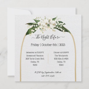 Simple elegant save the date invite