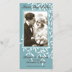 Simple Elegant Save the Date Photo Card