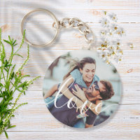 Simple Elegant Script Couple Photo