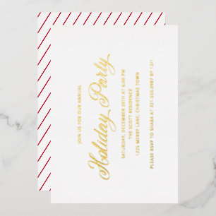 Simple Elegant Script Modern Holiday Party