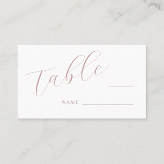 Simple Elegant Script Place Card