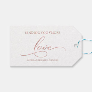 Simple Elegant Script S'more Love Favour Tags