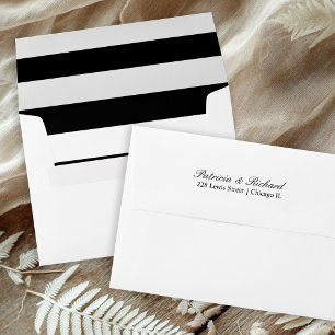Simple Elegant Script Wedding Invitation Envelope