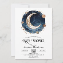 Simple Elegant Stars Baby Shower 