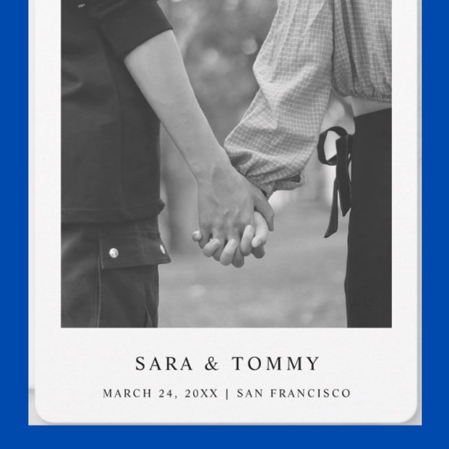 Simple Elegant Text and Photo | Wedding  Save The Date (Creator Uploaded)