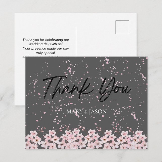 Simple Elegant Thank You Card (Front/Back)