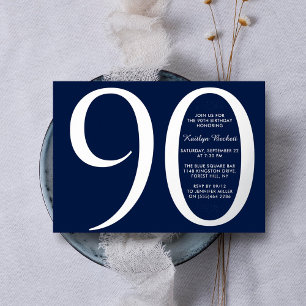 Simple Elegant Typography Milestone Birthday Real