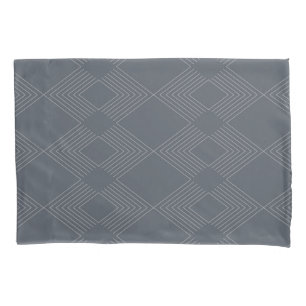 Simple, elegant, urban, chic line graphic pattern pillowcase