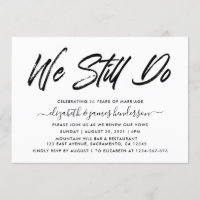 Simple Elegant Vow Renewal