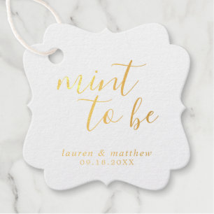 Simple Elegant Wedding Favour Tags
