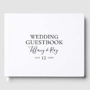 Simple Elegant Wedding Guest Book