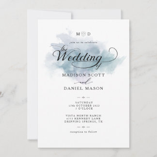 Simple & Elegant Wedding Invitation