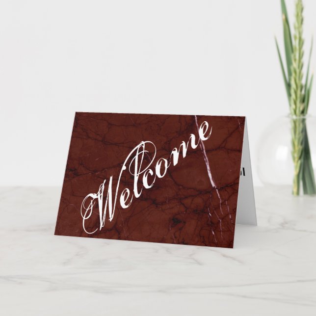 Simple Elegant Welcome Card (Front)