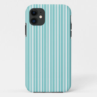 Simple elegant white blue iPhone case