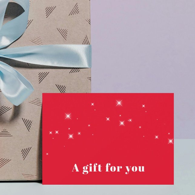 Simple Elegant White Stars Red Beauty (Creator Uploaded)