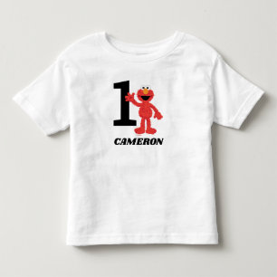 Simple Elmo 1st Birthday Toddler T-Shirt