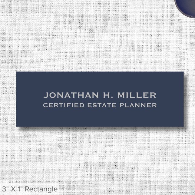 Simple Employee Name Tag with Title (Creator Uploaded)