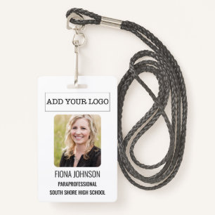 Simple Employee Photo ID ID Badge