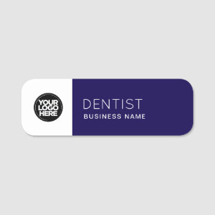 Simple Employee Pin Name Tag or Magnetic with Logo