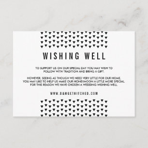 SIMPLE ENCLOSURE modern triangle pattern black Card