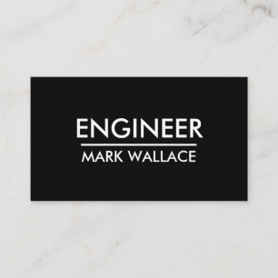 Simple Engineer Business Card