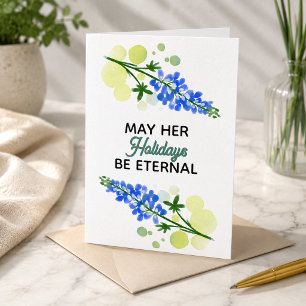 Simple Eucalyptus Greenery Sympathy Card