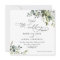 Simple Eucalyptus Greenery Wedding Square