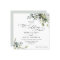 Simple Eucalyptus Greenery Wedding Square