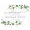 Simple Eucalyptus Greenery Wedding Welcome Sign