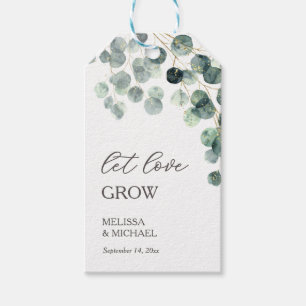 Simple Eucalyptus Leave Wedding Gift Tags