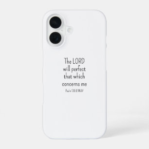 Simple Faith in God Black and White iPhone 16 Case
