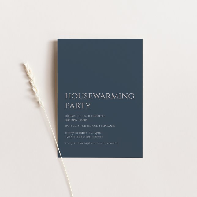 Simple Fall Housewarming Party Invitation (Creator Uploaded)