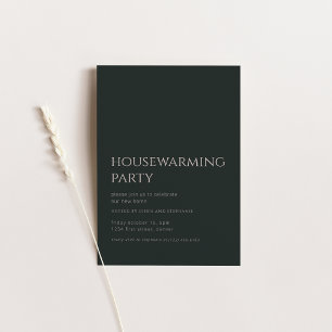 Simple Fall Housewarming Party Invitation