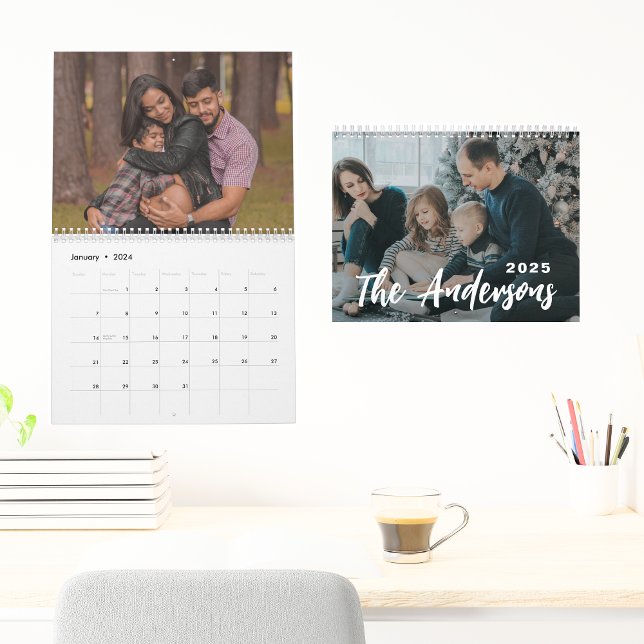 Simple Family Photo Create Your Own Calendar (Creator Uploaded)