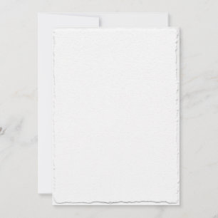 Simple Faux-Deckle Edge Save the Date template