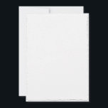 Simple Faux-Deckle Edge Save the Date template<br><div class="desc">Simple deckle edge wedding Save the Date template featuring elegant faux-torn edges for a rustic, handmade appearance, and a simple white woven paper texture - printed on straight-edge card stock. "Edit Design" to personalise with your photos and text using the Zazzle design tool. Also, find the horizontal save the date...</div>